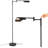 Leaf 53 in. Industrial Vintage Reading Floor Lamp with Metal Shade and 3-Way Dimming Options - Integrated LED Light-119216545