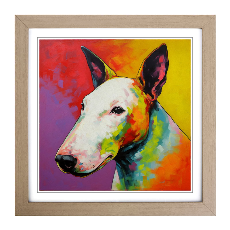 Single Picture Frame Print on Wood, Oak