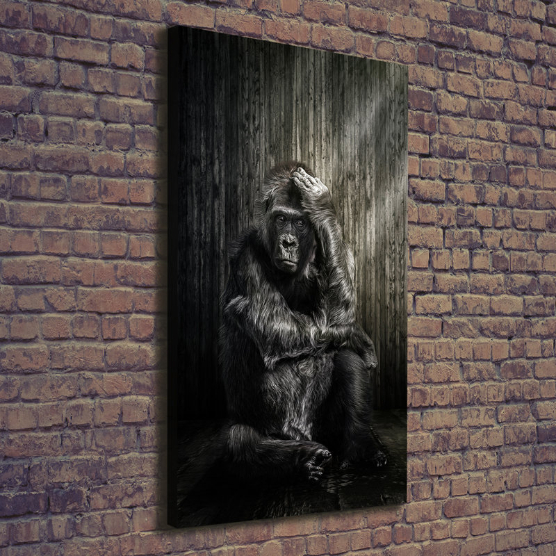 Gorilla - Wrapped Canvas Print