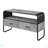 Concrete Grey And Black Drawer TV Stand-245526565