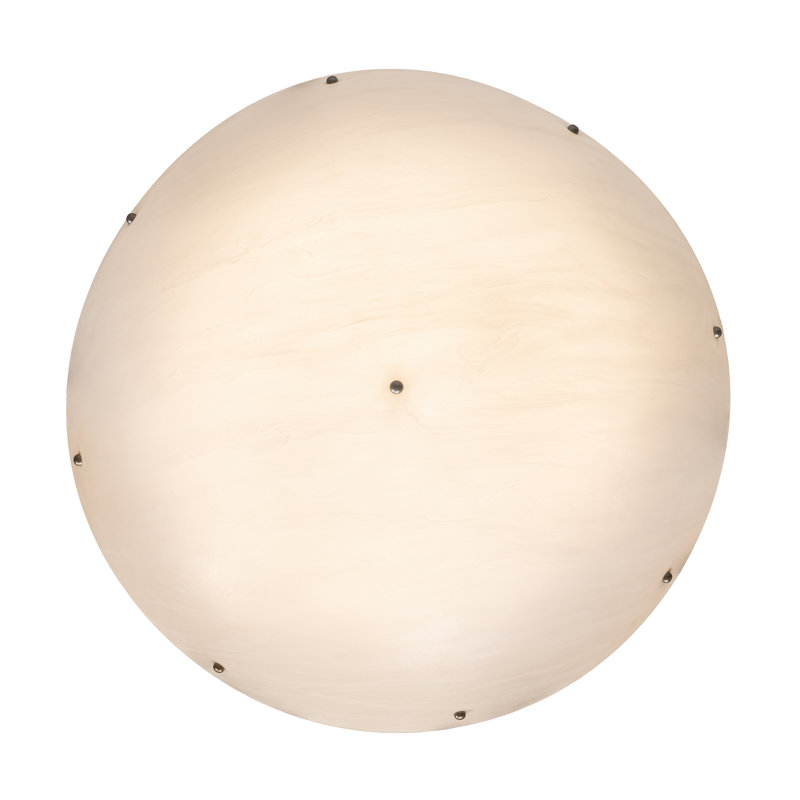 36" Wide Cypola Alabaster Inverted Pendant