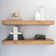 Arzhin Pippi Modern Floating Shelves 3 Inches Thick