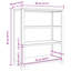 Engineered Wood Rectangle Accent Chest