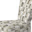 Chaise d'appoint rembourrée gris et beige Country Farmhouse-716462998