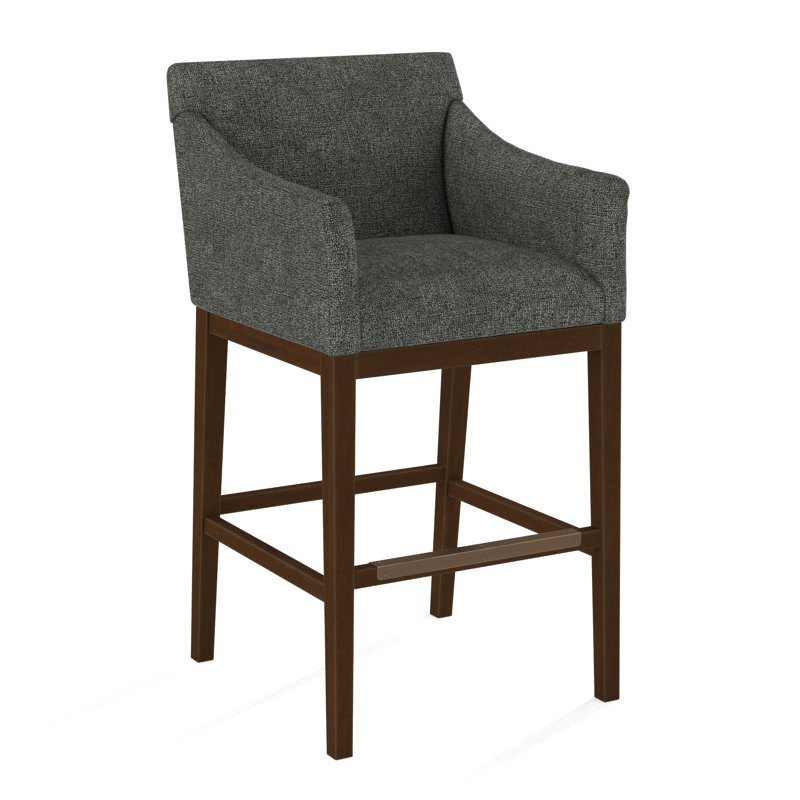 Upholstered Stool, Applause Float The Boat, Pecan