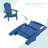Weather-Resistant HIPS Folding Adirondack-70856388