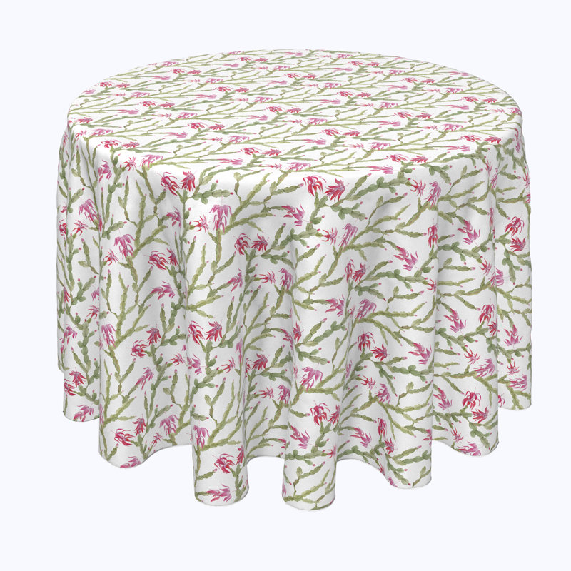 Biggs Floral Round Tablecloth, 84" x 84"