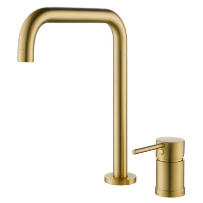 11.81" Bathroom Faucet Single Handle Lavatory Sink Faucet, Solid Brass Vanity Faucet