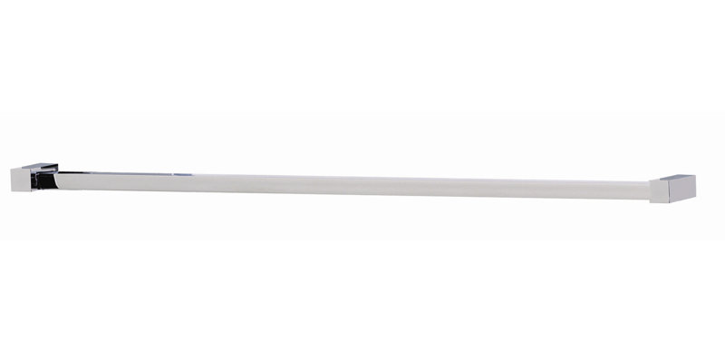 Barre à serviettes murale Spa 2, Nickel poli, H 0,75 po x L 30,75 po x P 2,38 po