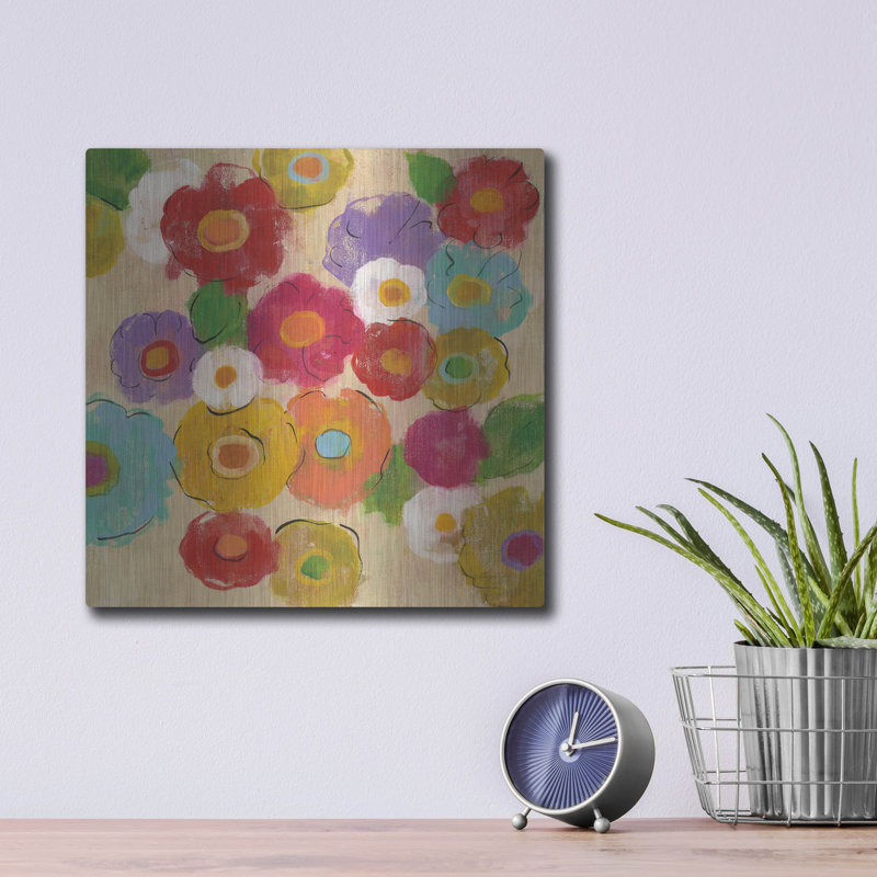 "Bouquet bohémien II" par Silvia Vassileva, H 12 po x l 12 po