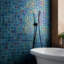 Splash 2X2 Polished Glass Mosaic Tile-2132820975