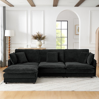 Canapé modulaire convertible polyvalent pour diverses pièces, améliorant le confort et le style