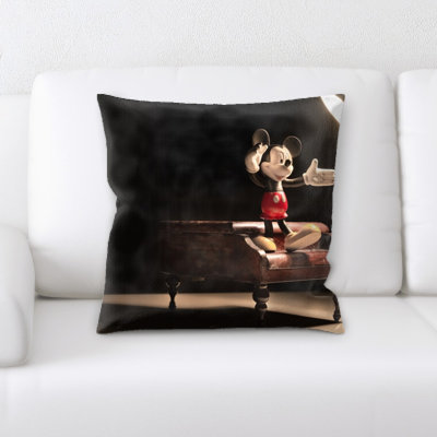 Kailee Miki Maus on a Toy Piano Throw Pillow