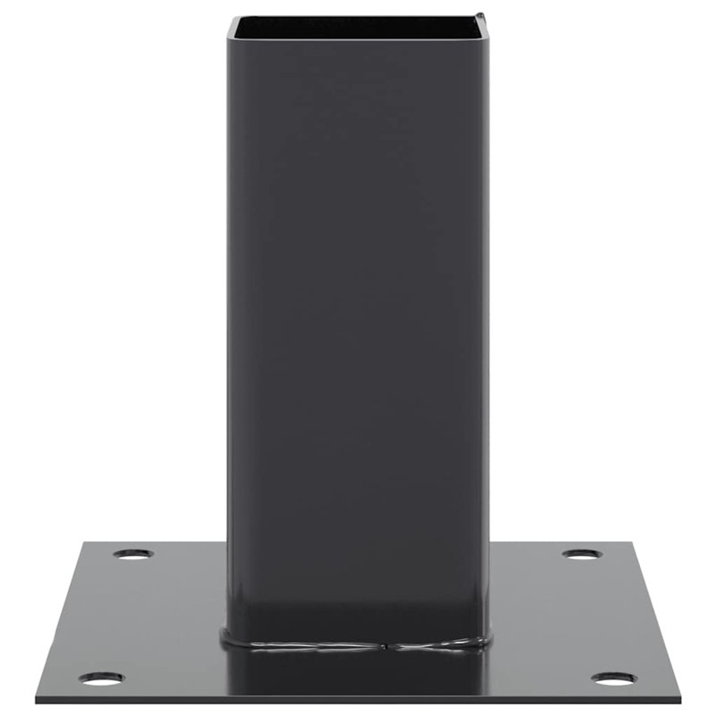 VidaXL Anthracite Powder Coated Steel Mounting Hardware