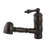 Whitehaus solid brass deck mount single-hole kitchen faucet with a pull-out spray head and lever handle-40271998
