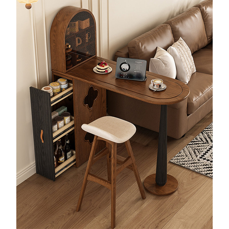 Table de bar extensible en bois de frêne blanc American-Style