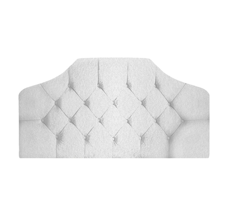 Upholstered Headboard, Faux Leather, Single (3'), Black