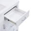 Meuble-lavabo de salle de bain de 118 cm (46,5 po) seulement, porte à fermeture amortie et 6 tiroirs, blanc