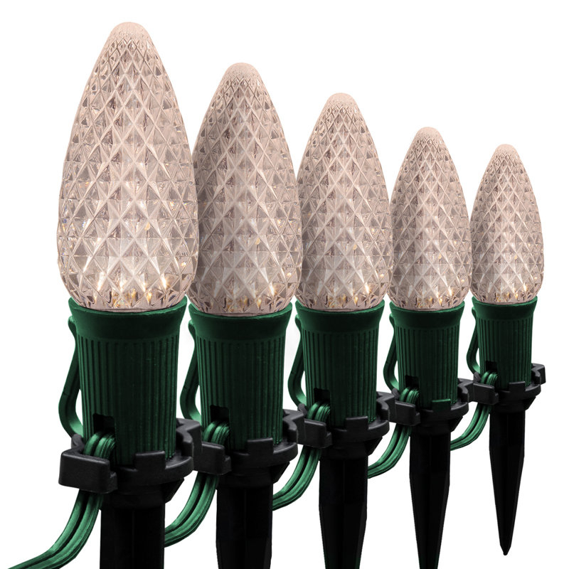 Line Voltage Plug-In OptiCore LED Pathway Lights, 100 feet