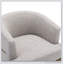 Fauteuil demi-tonneau moderne avec accoudoirs rembourrés-1237164116