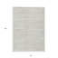 Tapis extérieur lavable rayé ivoire et gris 8 pi x 10 pi