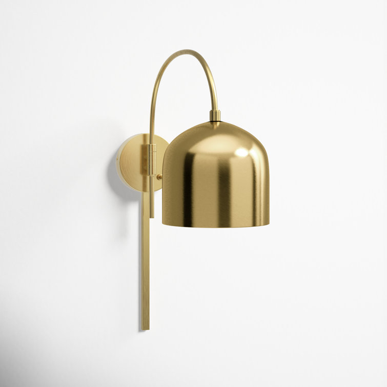 Rawlins Single Light Dimmable Plug-in Armed Sconce