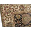 Tapis beige / brun en laine noué à la main de conception unique 9 pi 10 po x 12 pi
