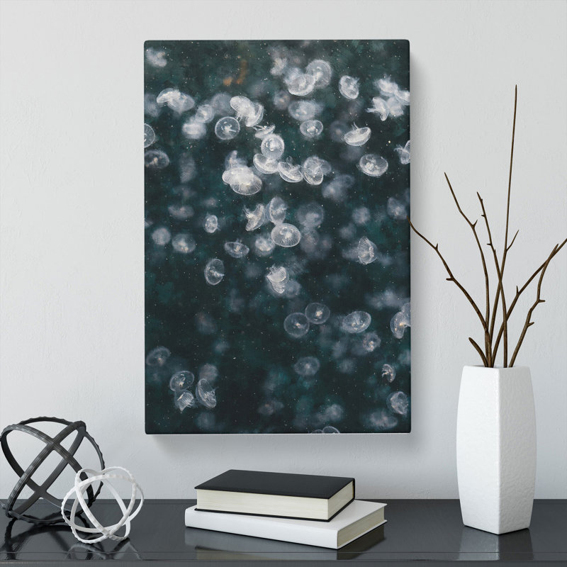 Jellyfish Vol.4 - Wrapped Canvas, 50cm H x 35cm W x 3cm D