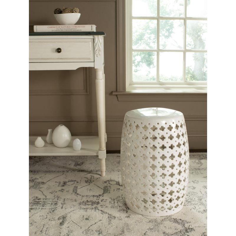 Tabouret de jardin Gisella, Crème