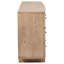 Commode 9 tiroirs Kailani Chêne beige