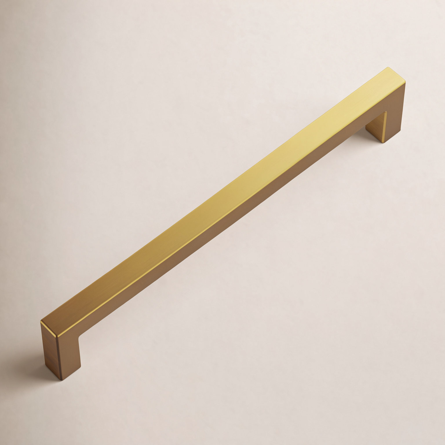 Skylight Cabinet Handle Pull, Brushed Golden Brass, 6-5/16", 10