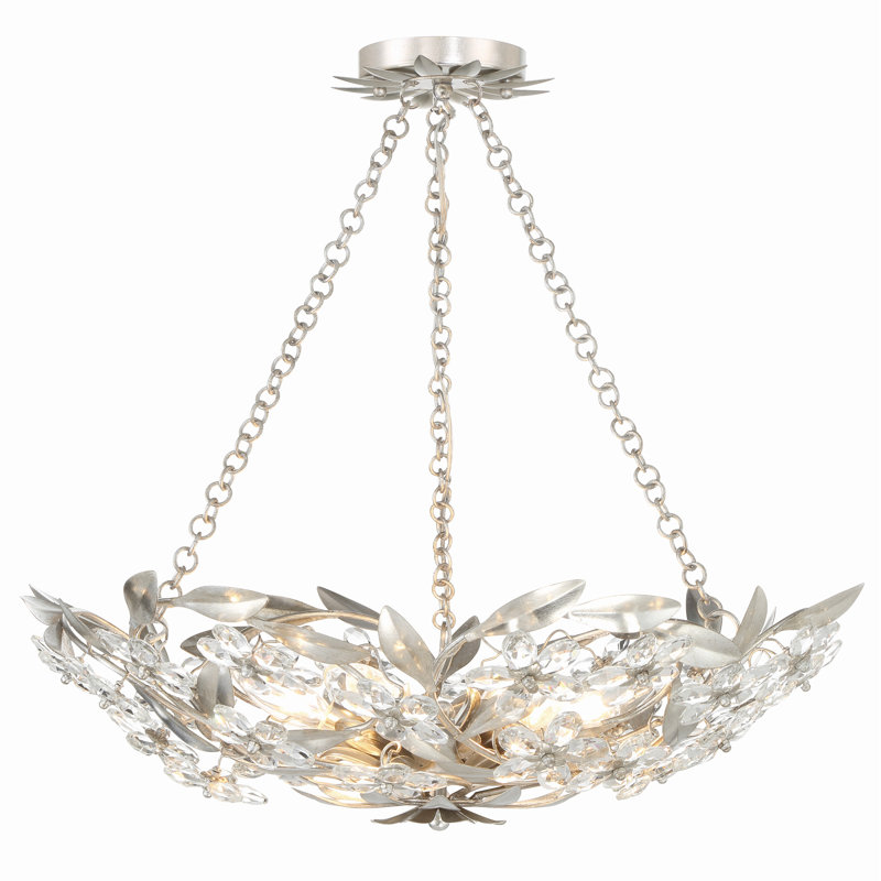 Larreon 6 - 24'' Chandelier, Antique Silver 