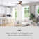 132cm Ceiling Fan with Light Kit