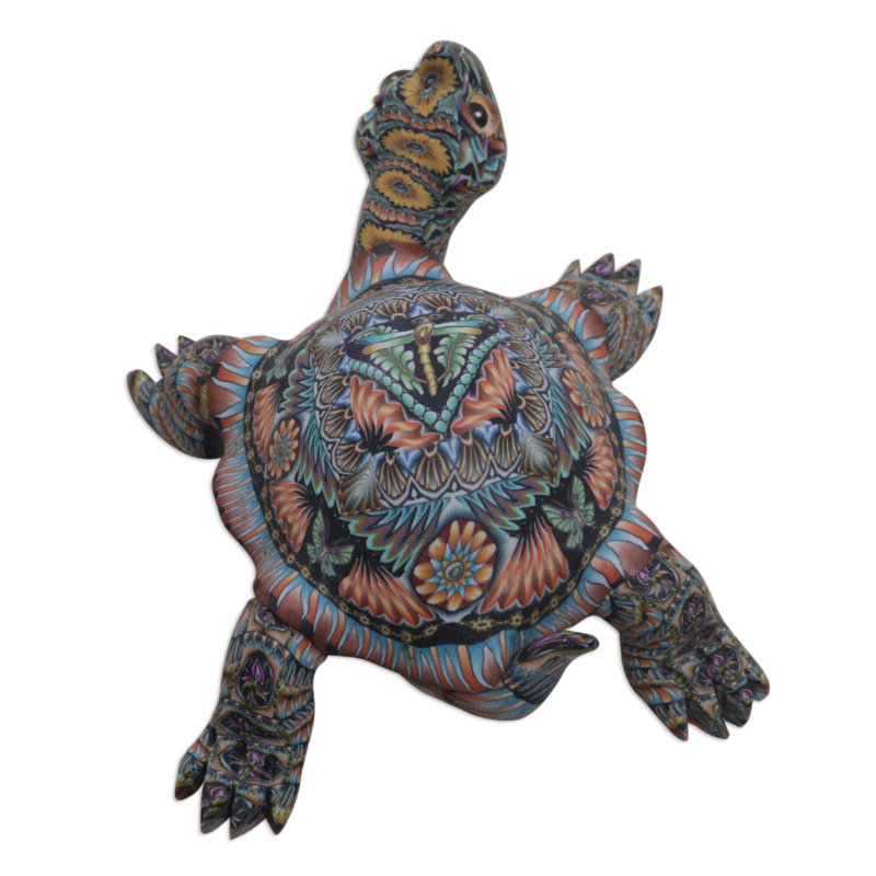Decorative Tortoise Polymer Clay Sculpture (3 Inch)