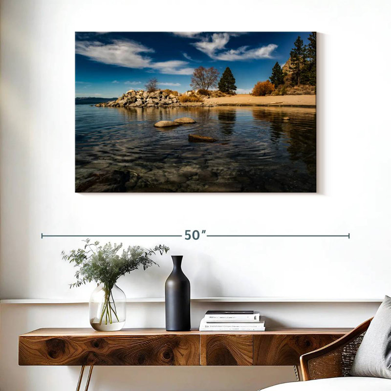 Alvord Lake Tahoe Panorama, 26" H x 39" W