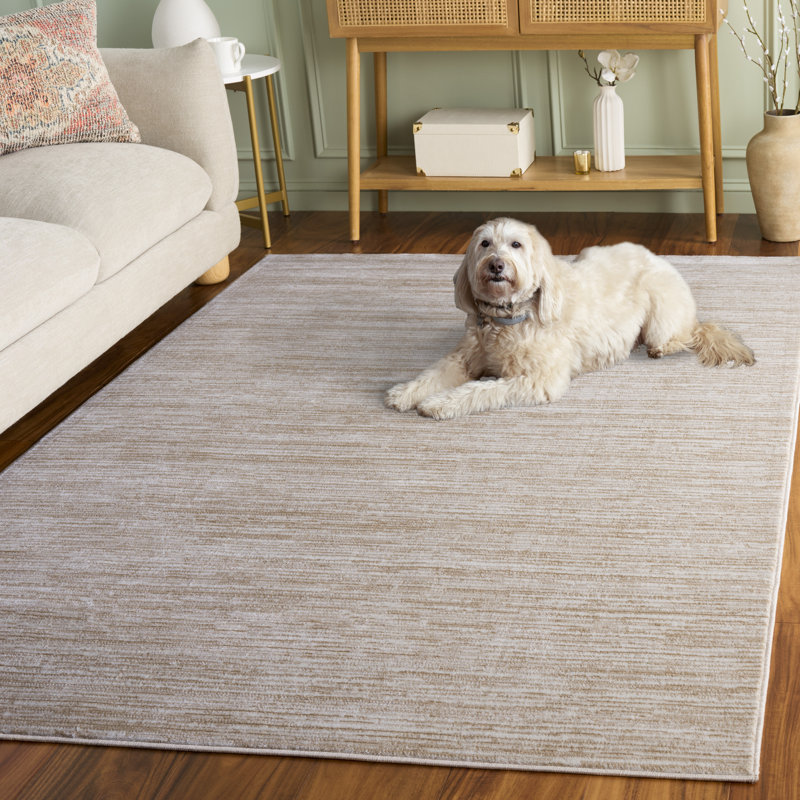Tapis crème Aaishah, Rectangle 6 pi x 9 pi