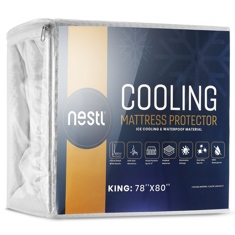 Waterproof Mattress Protector Mattress Protector Case Pack, King 