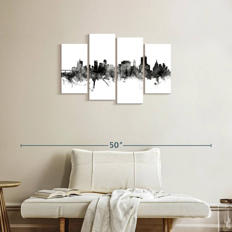 Keesha Tulsa Oklahoma Skyline IV, 22" H x 36" W
