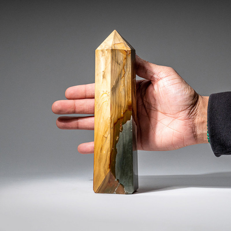 Polished Polychrome Point from Madagascar (2.1 Lbs)