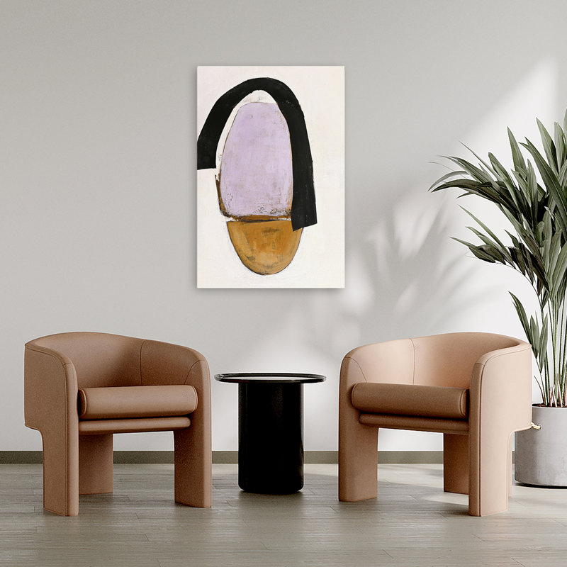 Post moderne - Art moderne abstrait, H 36 po x l 24 po