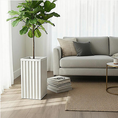 Square Grove Column Planter