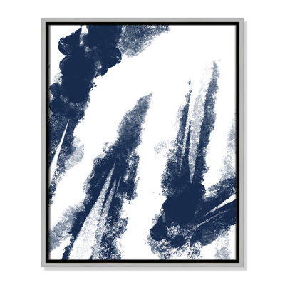 Ferne Navy Striking Seams 2 - Painting Print