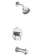 Align Tub and Shower Faucet