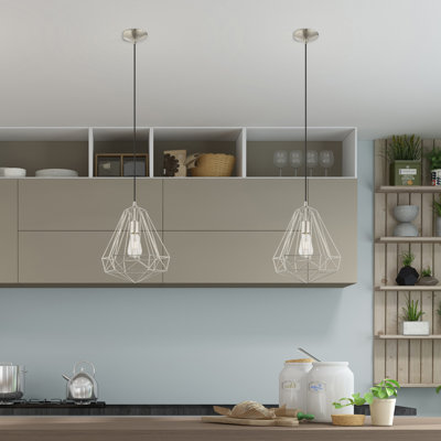 Luminaire suspendu géométrique à 1 lumière Lindgren