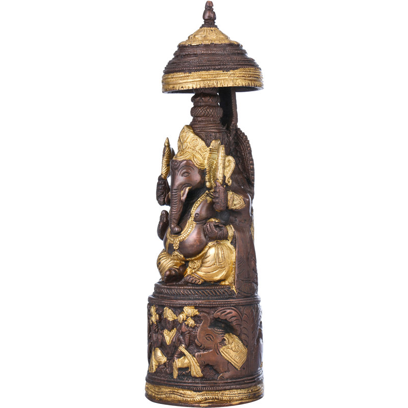 Nyakume le roi Ganesha avec Lakshmi Ji