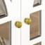 Armoire d'appoint avec 4 portes-miroirs Elegent