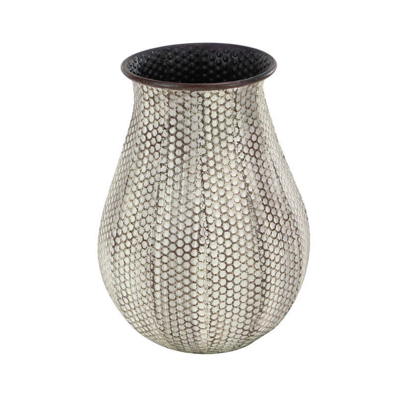 Pot à fleurs 100% en fer Hassinger, H 15 po x l 10 po x P 10 po