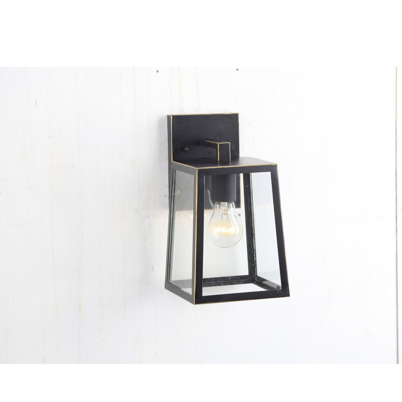 Ohlone Wall Light, Imperial Black, 17" H x 10" W x 11" D
