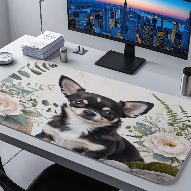 Polyester Desk Pad, 14.4x12.1