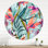 Fleurs tropicales VINtage VI - Horloge murale traditionnelle